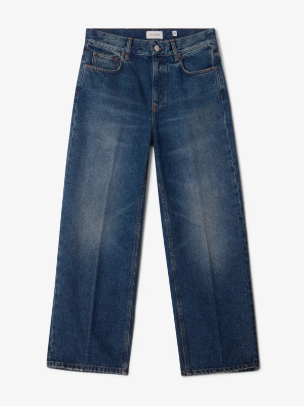 House of Dagmar - Cropped Denim Vintage Blue