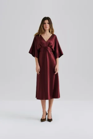 Malina - Juno Midi Dress Wine
