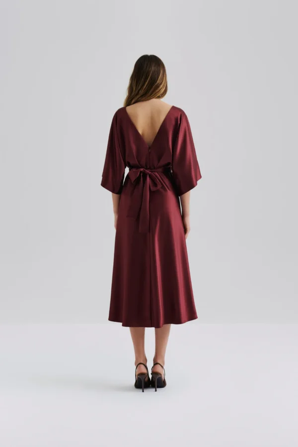 Malina - Juno Midi Dress Wine
