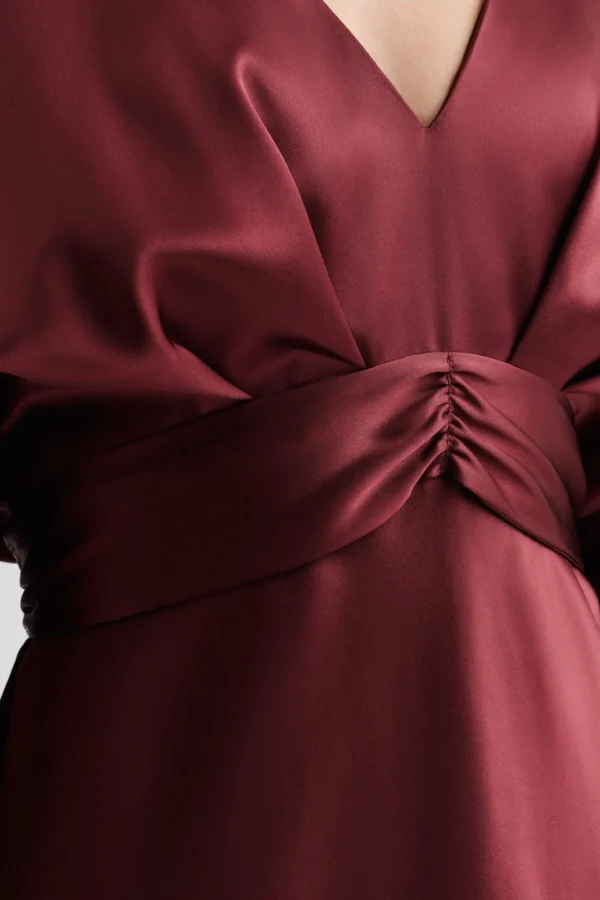 Malina - Juno Midi Dress Wine