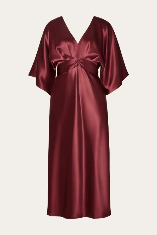 Malina - Juno Midi Dress Wine
