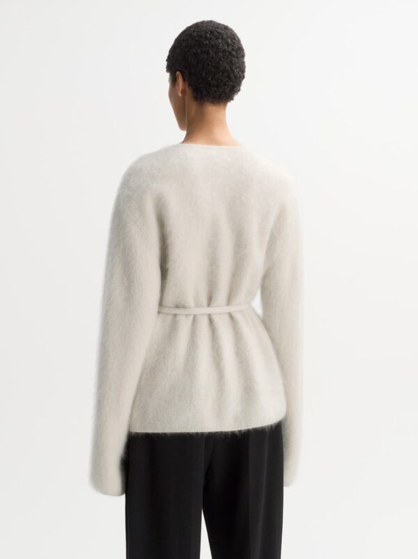 Soft Goat - Brushed Cardigan Chalk