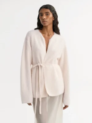 Soft Goat - Brushed Cardigan Powder