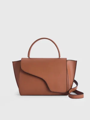 ATP Atelier - Arezzo Leather Handbag Brandy