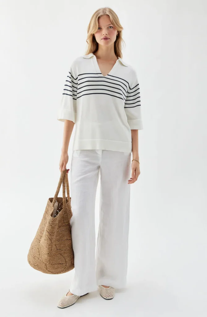 Busnel - Pim Trouser White