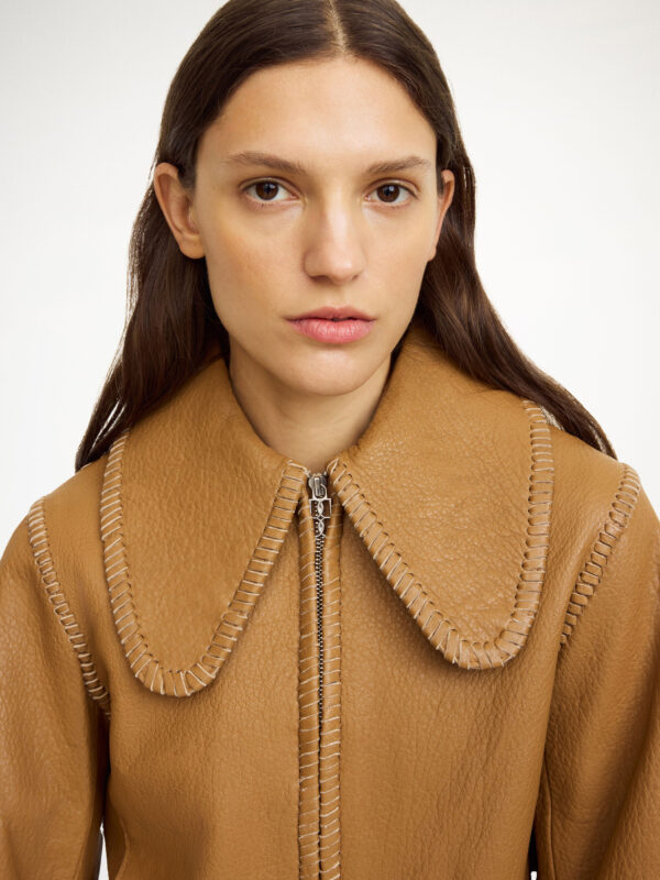 By Malene Birger - Rowani Leather Jacket Cornstalk