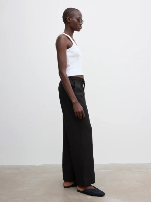 House of Dagmar - Drawstring Trousers Black