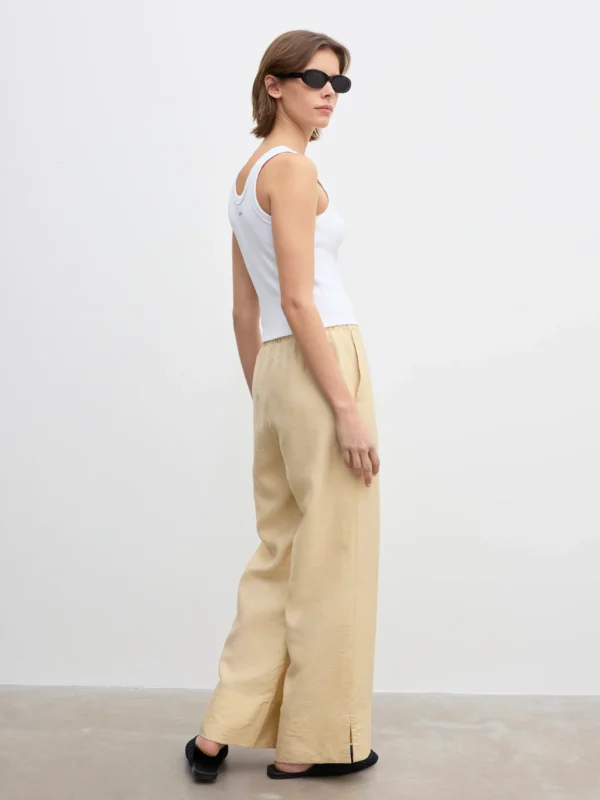 House of Dagmar - Drawstring Trousers Desert Sand