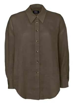 Sand Copenhagen - Peppa Long Sleeve Shirt Brown