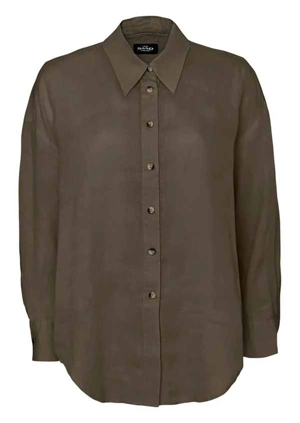 Sand Copenhagen - Peppa Long Sleeve Shirt Brown