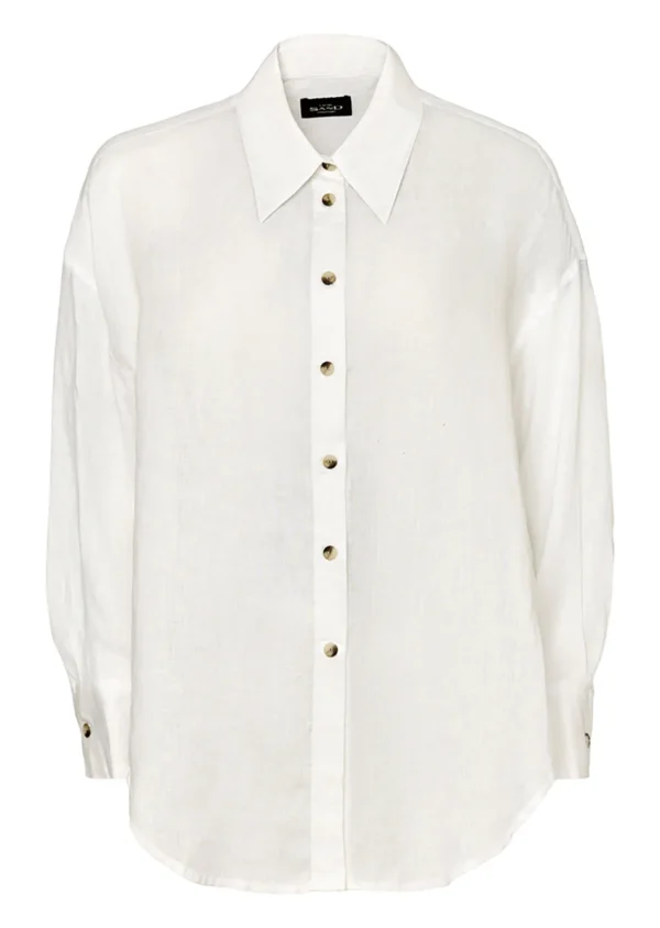 Sand Copenhagen - Peppa Long Sleeve Shirt White