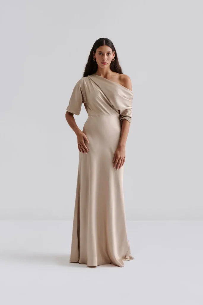 Malina - Marisa Maxi Dress Champagne