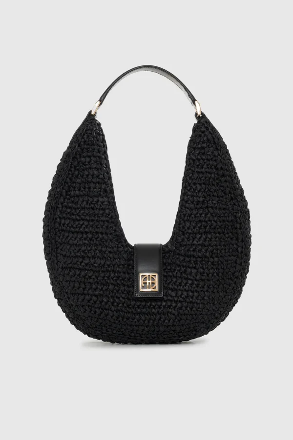 Anine Bing - Lou Bag Monogram Black