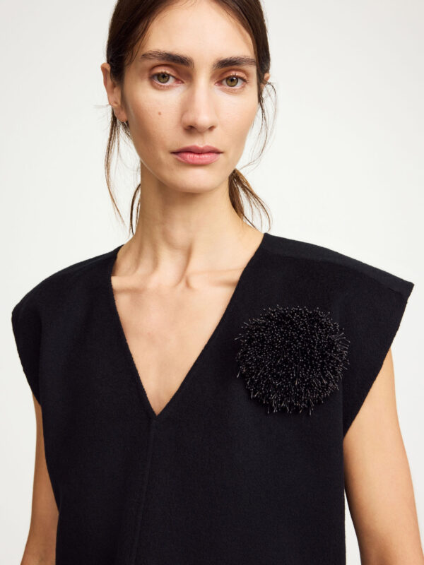 By Malene Birger - Henna Brooch Black