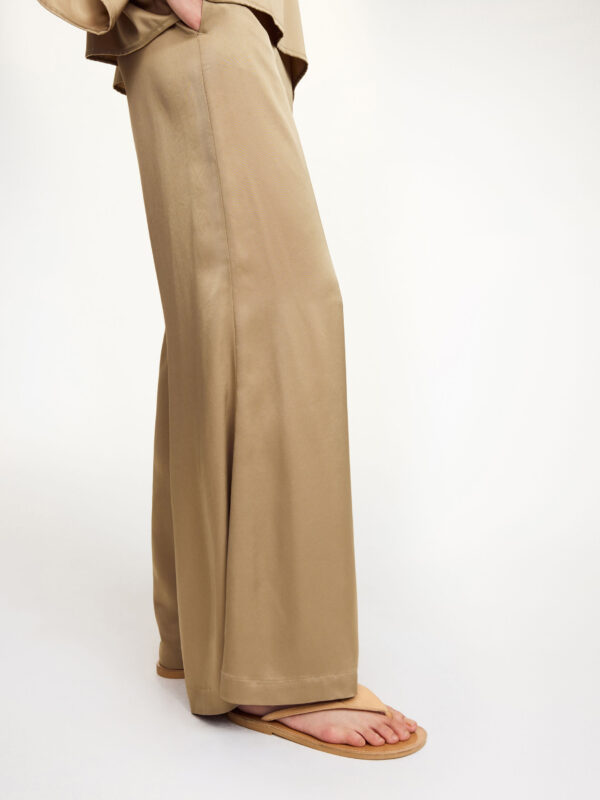 By Malene Birger - Lucee Flared Trousers Kelp