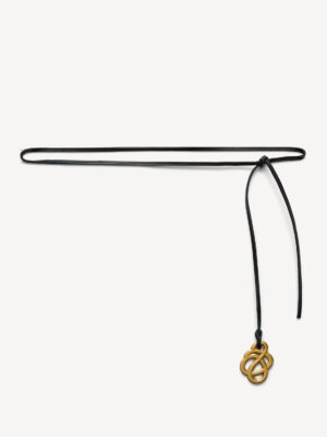 By Malene Birger - Sallon Leather Belt Black