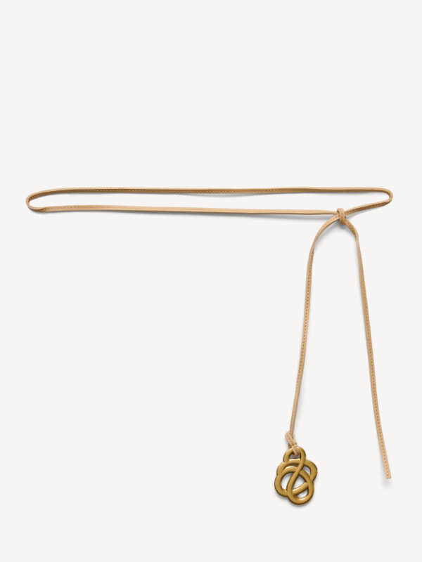 By Malene Birger - Sallon Leather Belt Light Camel