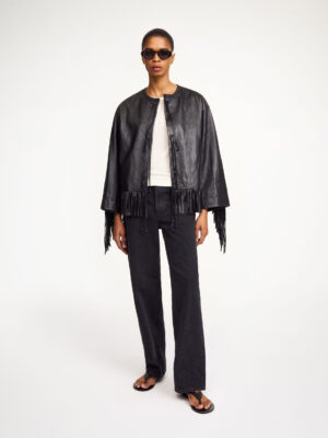 By Malene Birger - Zoena Leather Jacket Black