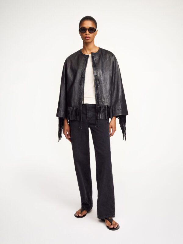 By Malene Birger - Zoena Leather Jacket Black