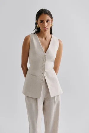Malina - Cielo Linen Vest