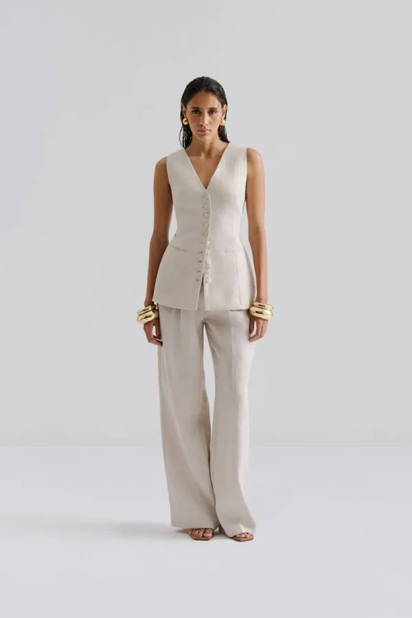 Malina - Cielo Linen Vest