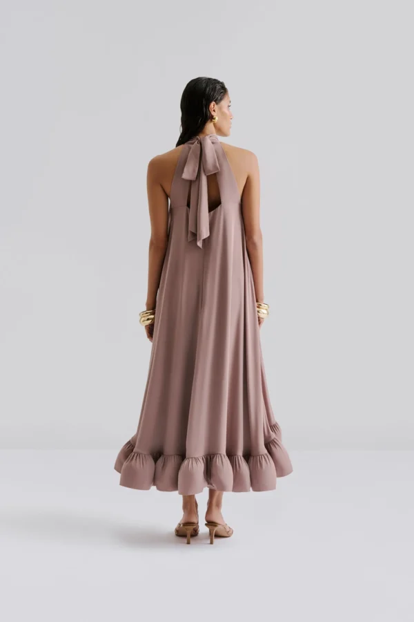 Malina - Sabrina Midi Dress Taupe