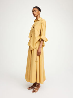 By Malene Birger - Derris Organic Cotton Shirt Light Camel