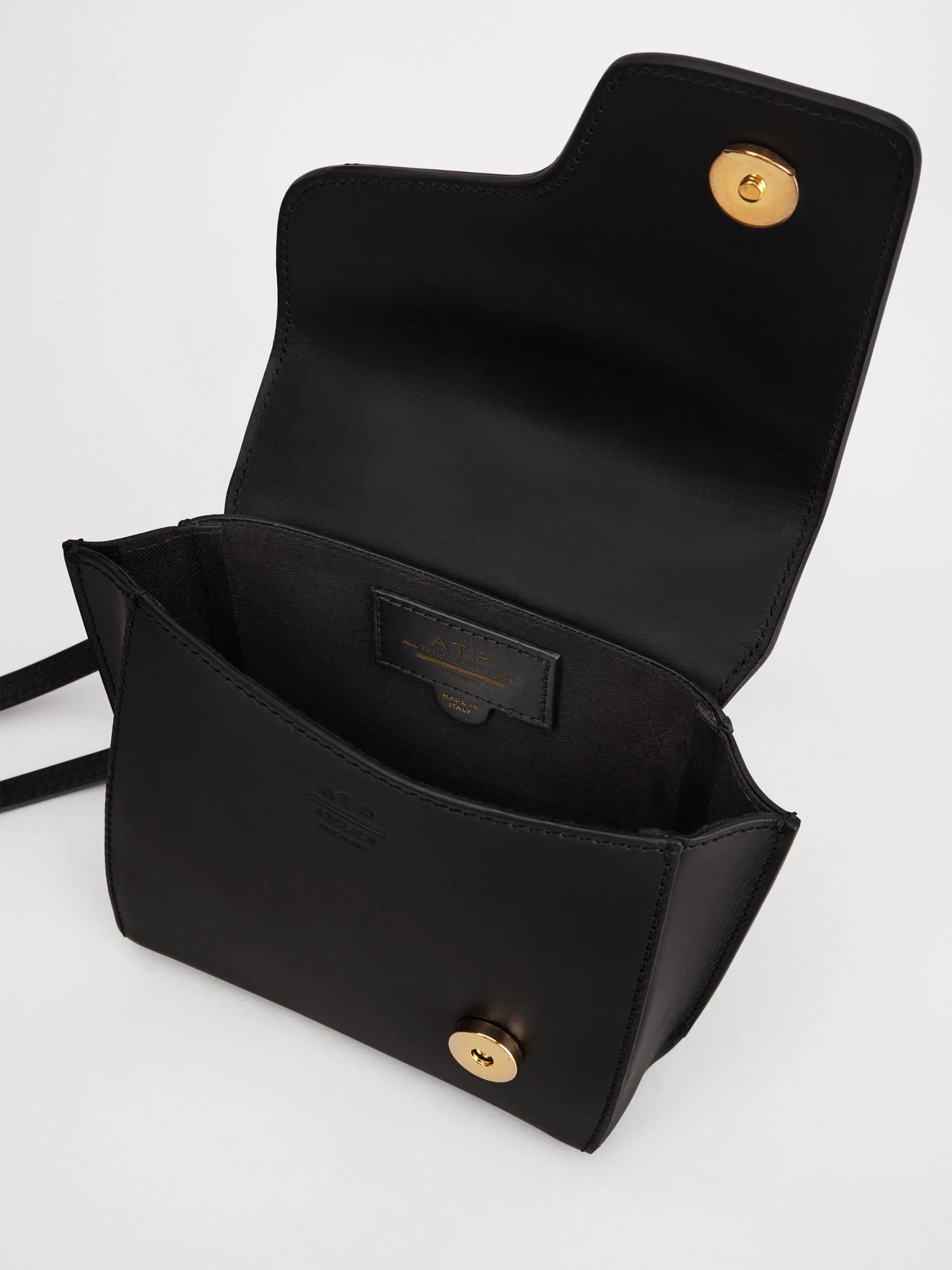 ATP Atelier - Montalbano Black Leather Nappa Mini Handbag