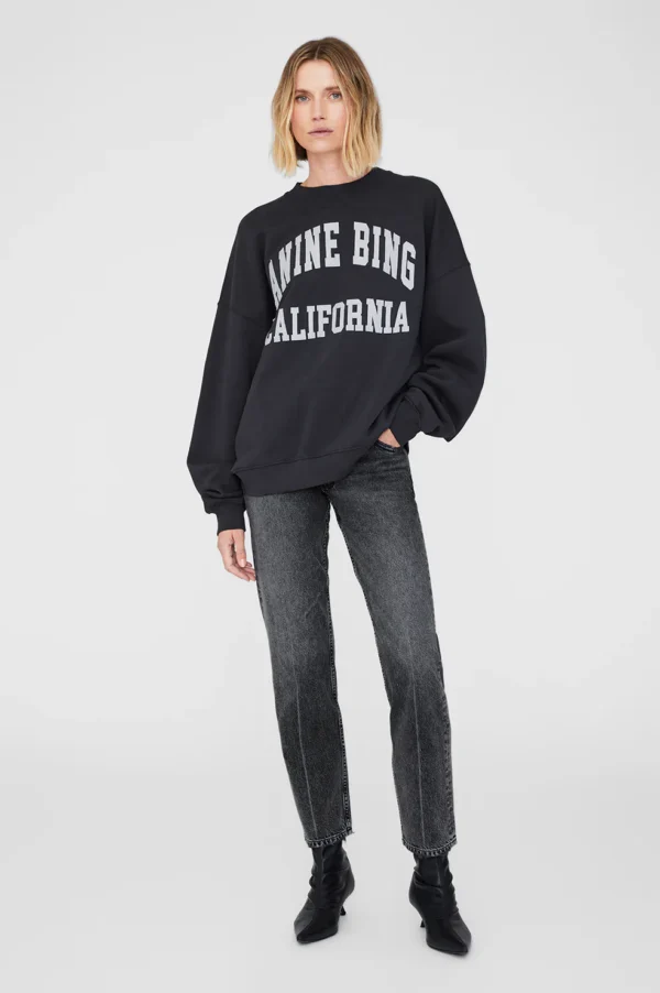 Anine Bing - Miles Sweatshirt Vintage Black
