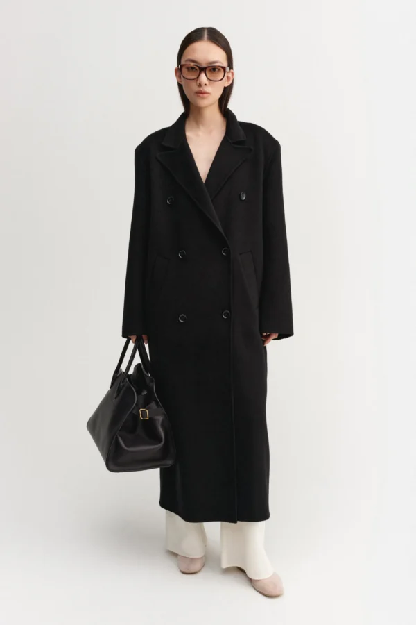 Almada Label - Deja Double Coat Black