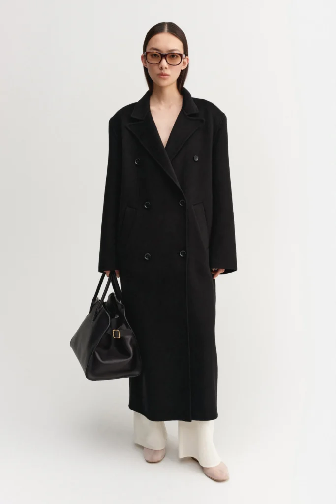 Almada Label - Deja Double Coat Black