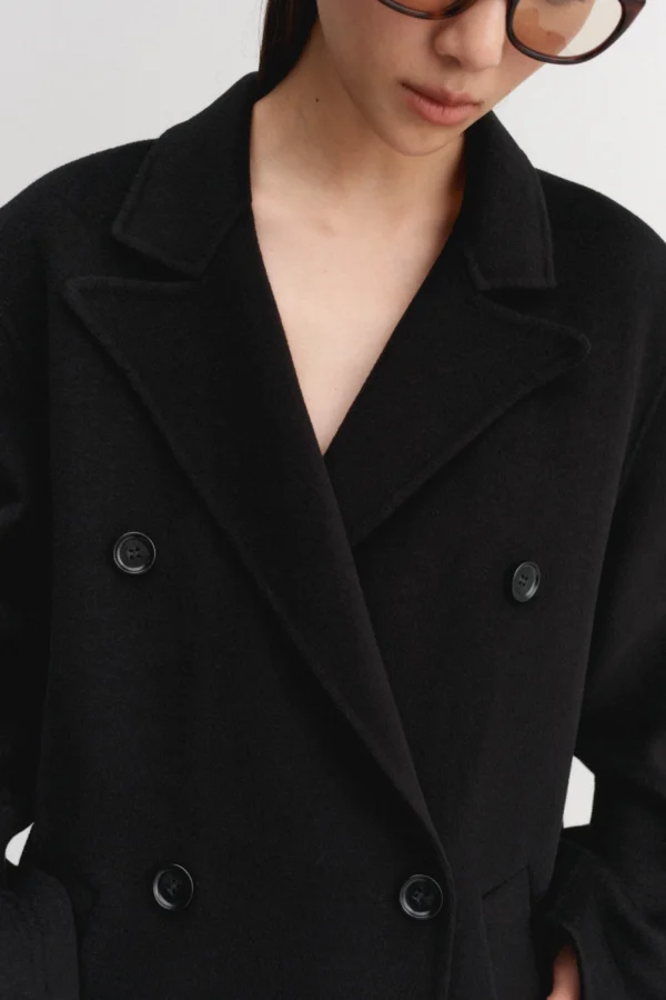 Almada Label - Deja Double Coat Black