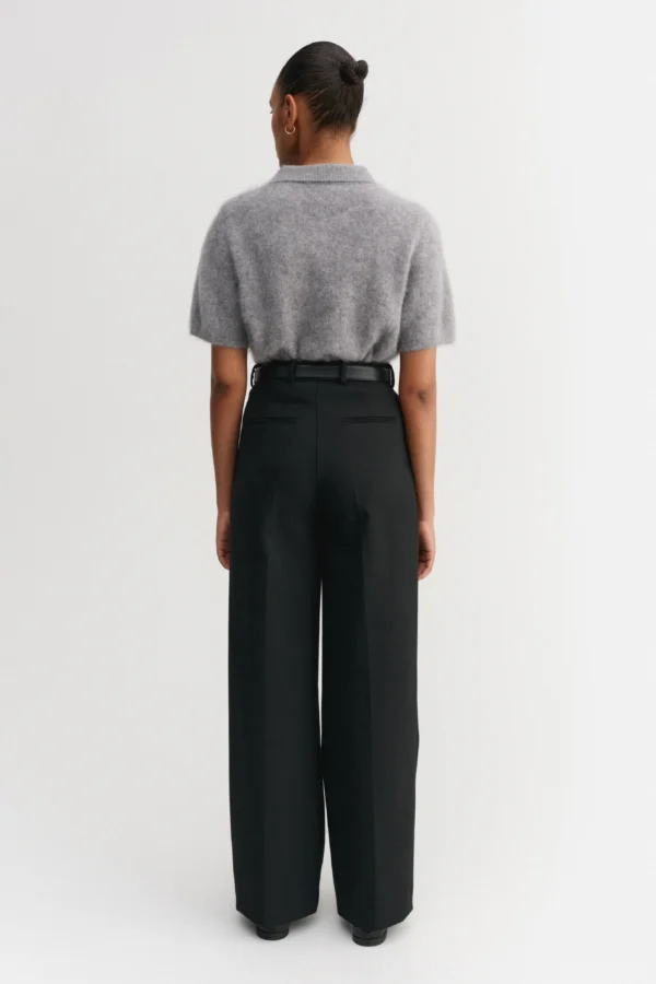 Almada Label - Maika Brushed Collar T-Shirt Grey
