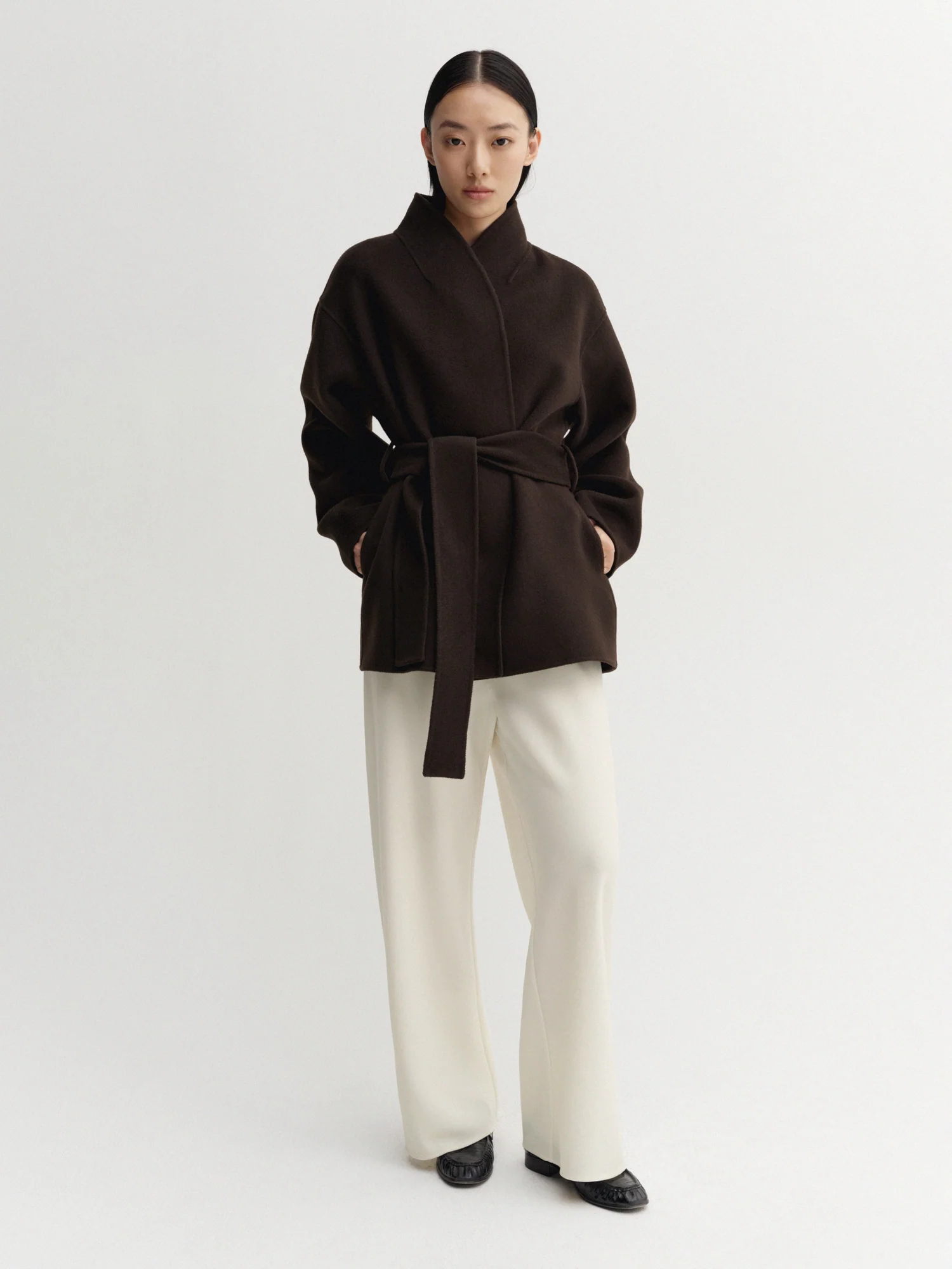 Almada Label - Noorie Doublé Coat Chocolate