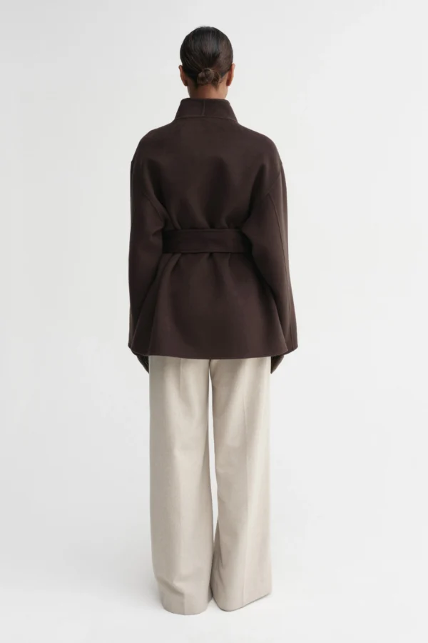 Almada Label - Noorie Double Coat Chocolate