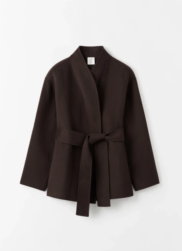 Almada Label - Noorie Double Coat Chocolate