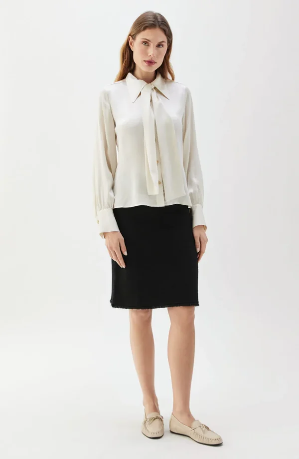 Busnel - Anita Printed Blouse Ecru