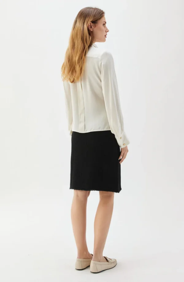 Busnel - Anita Printed Blouse Ecru