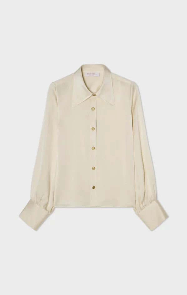 Busnel - Anita Printed Blouse Ecru