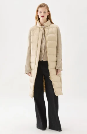 Busnel - Celia Down Coat Light Beige