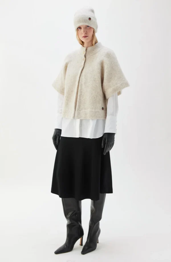 Busnel - Vilanie Cardigan Sandstorm Melange