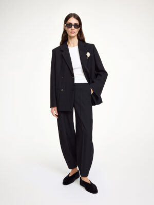 By Malene Birger - Charlie High-Waist Trousers Black