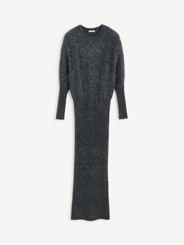By Malene Birger - Gislaine Hairy Maxi Dress Jet Grey