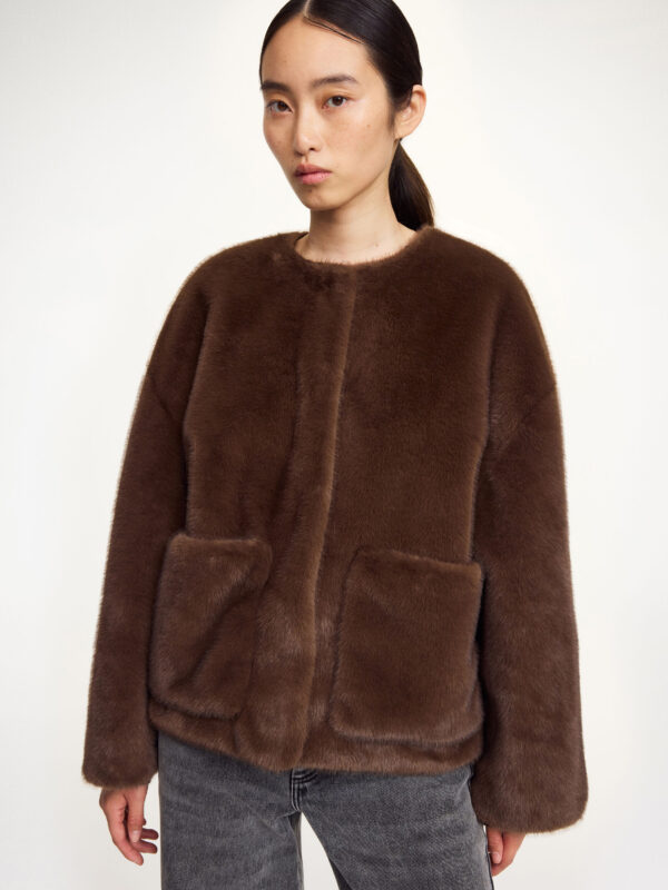 By Malene Birger - Jacquie Faux Fur Jacket Carefe