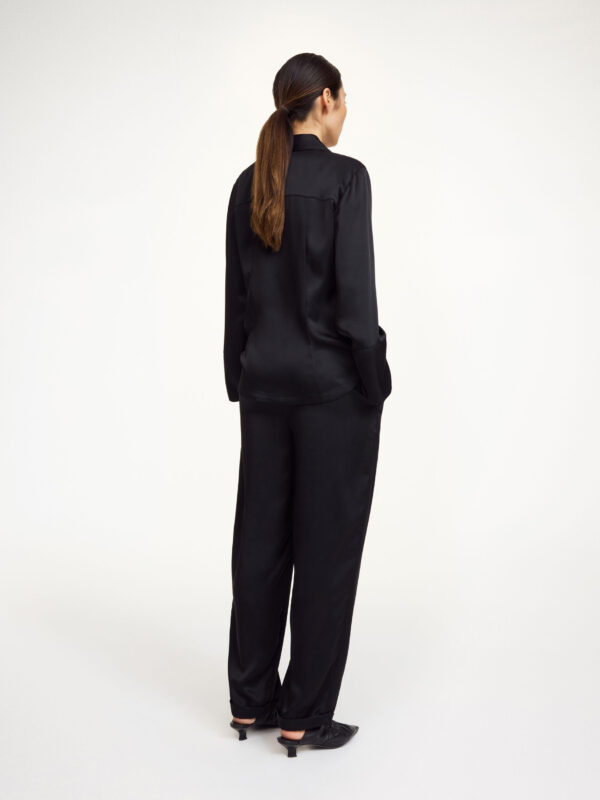 By Malene Birger - Joanni Satin Trousers Black