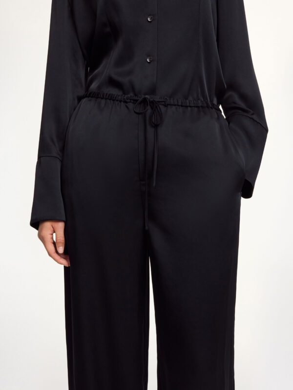 By Malene Birger - Joanni Satin Trousers Black