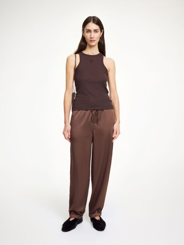 By Malene Birger - Joanni Satin Trousers Carafe