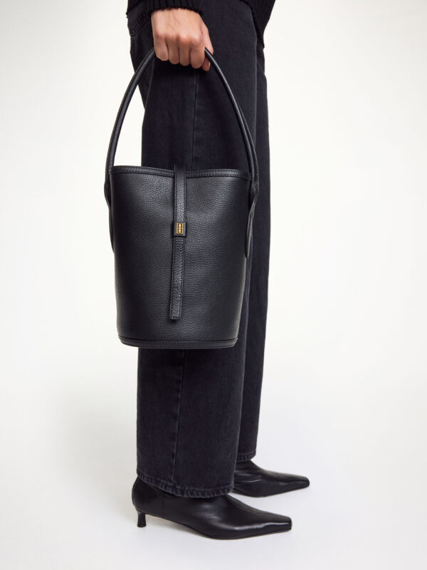 By Malene Birger - Marylle Grainy Bucket Bag Black