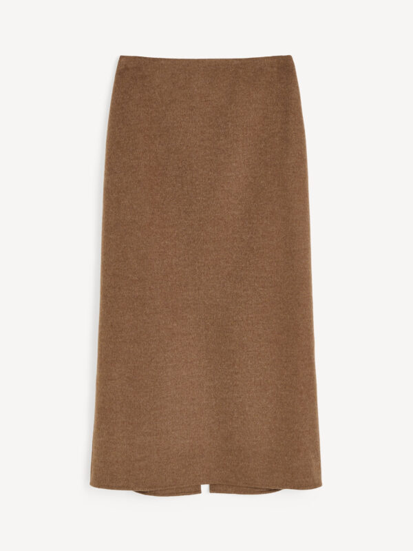By Malene Birger - Palomie Midi Skirt Dark Brown Melange