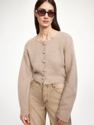 By Malene Birger - Zharea Wool-Blend Cardigan Cobblestone